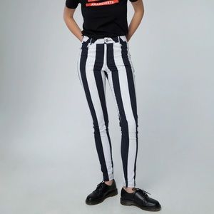 Motel Rocks Striped Jeans